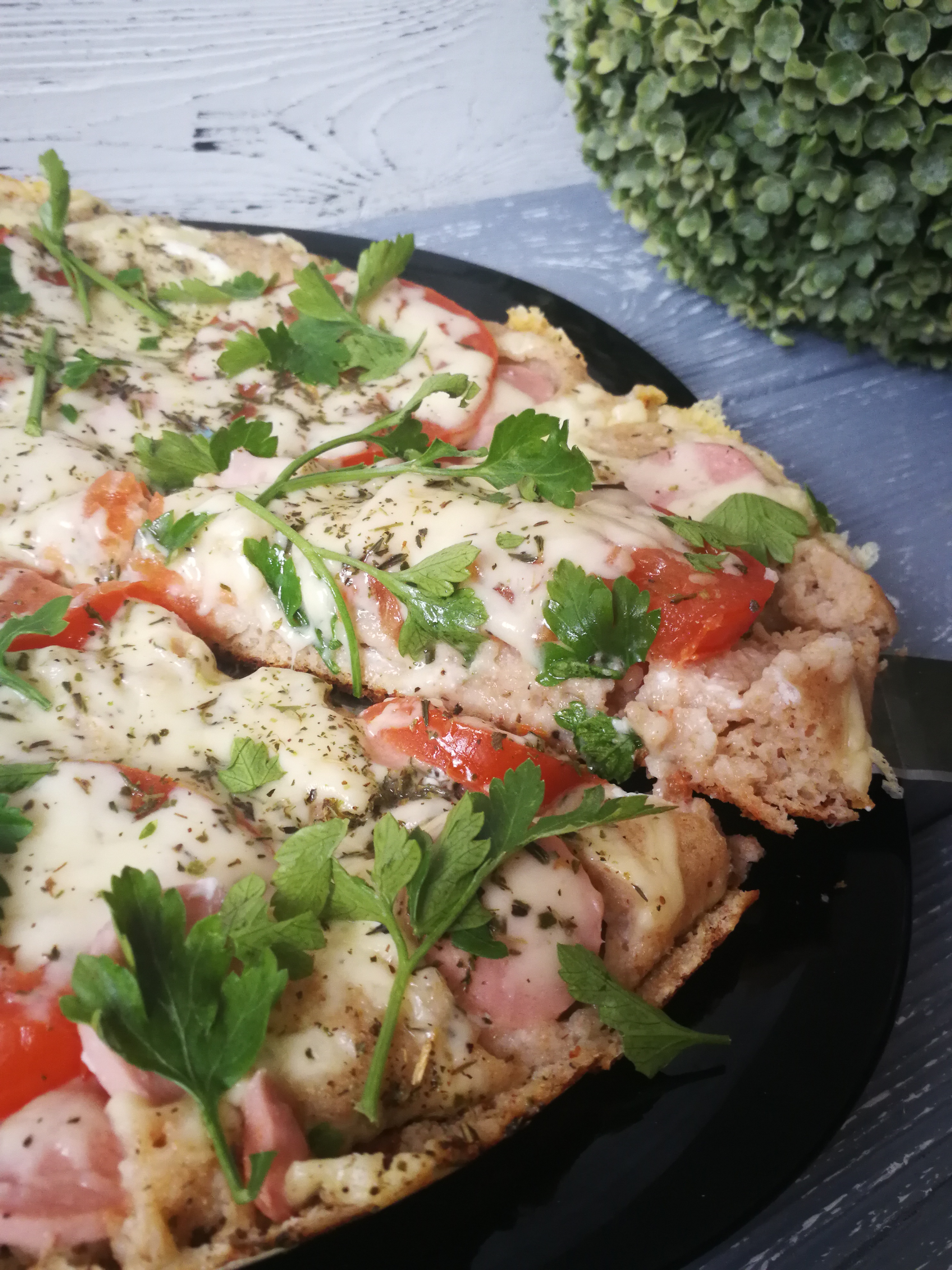 Пп пицца с ветчиной