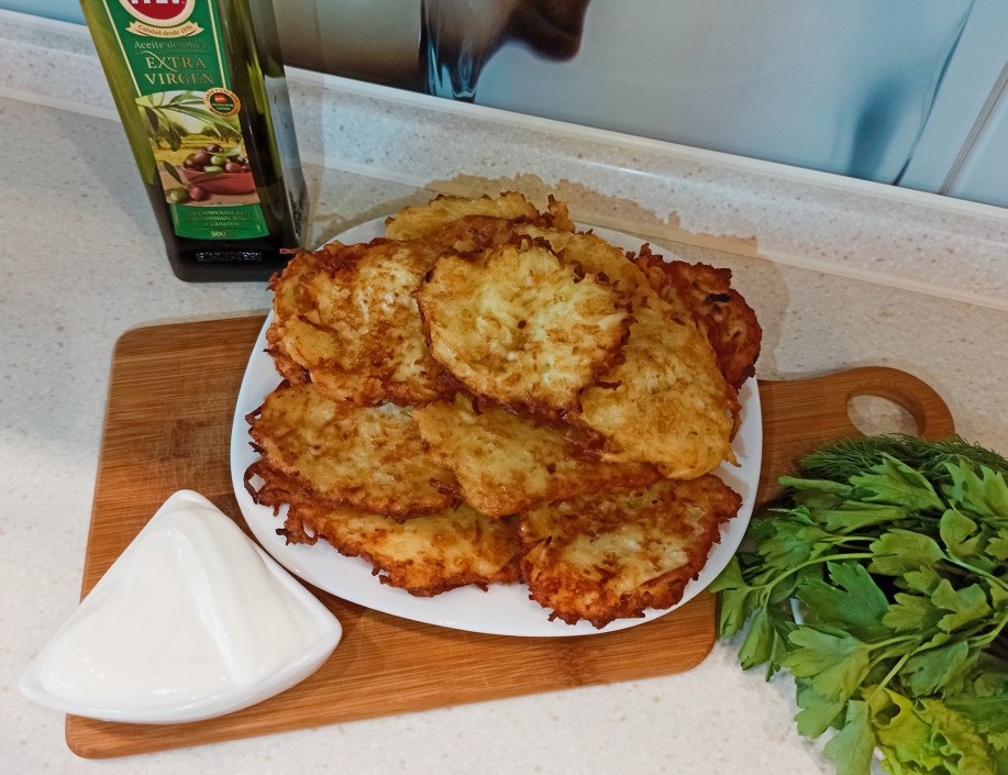 Драники из картофеля с сыром