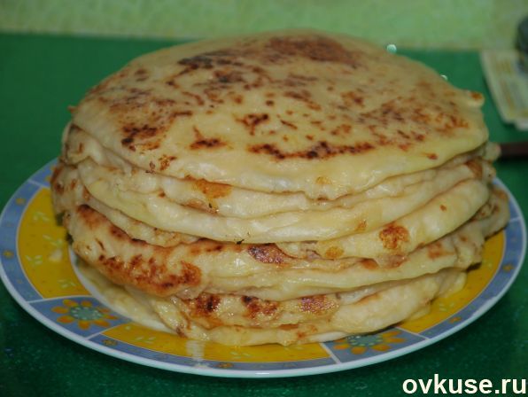 Хычины с картофелем и сыром