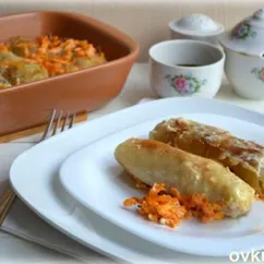 Постные голубцы с рисом