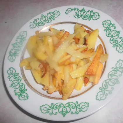 'Король- картофель'- жаренный на сковороде