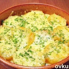 Запеканка с грибами и картофелем