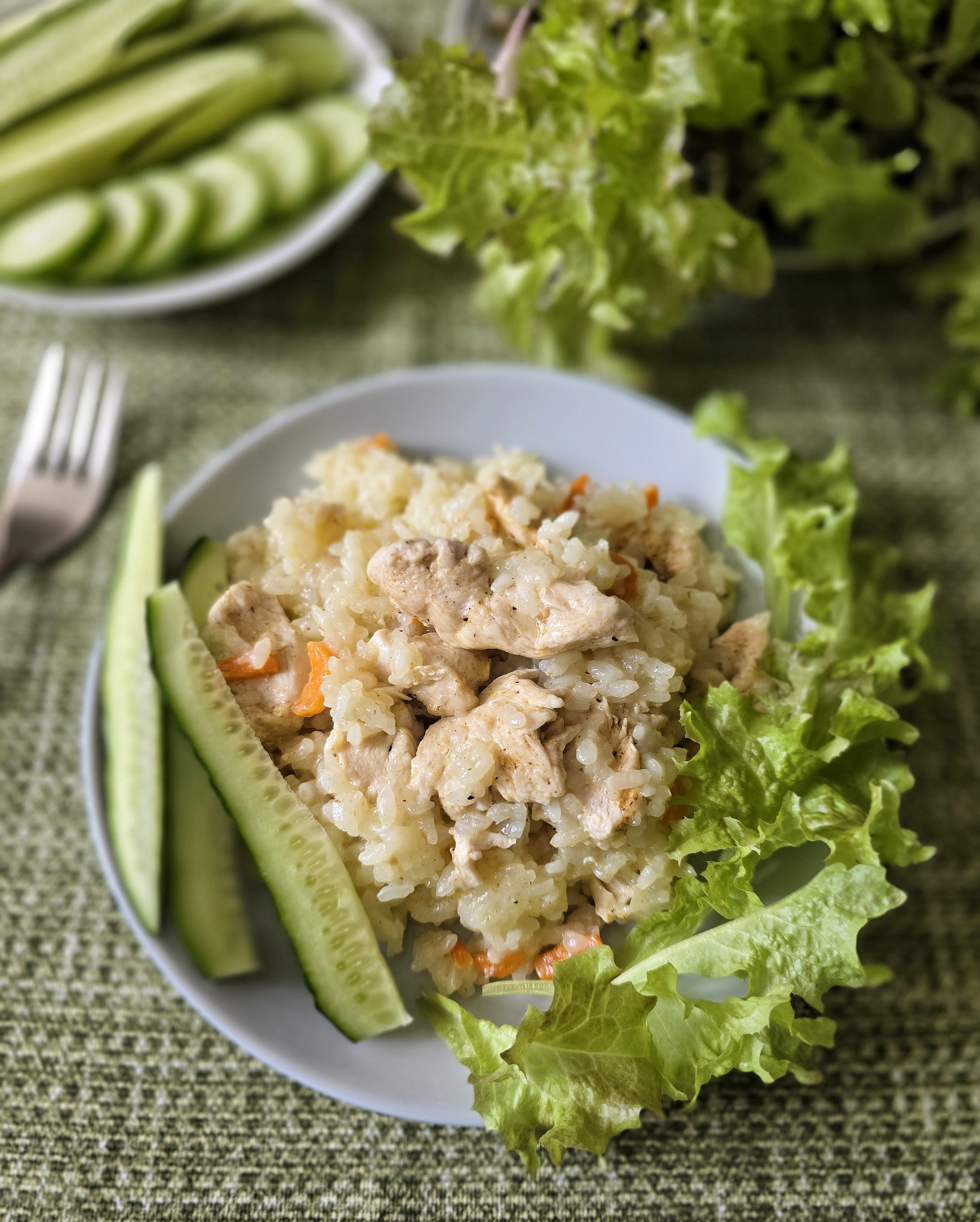 Курица с овощами и рисом. Как приготовить рис на сковороде