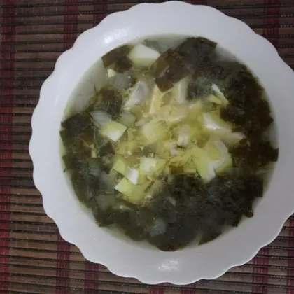Летний суп с щавелем