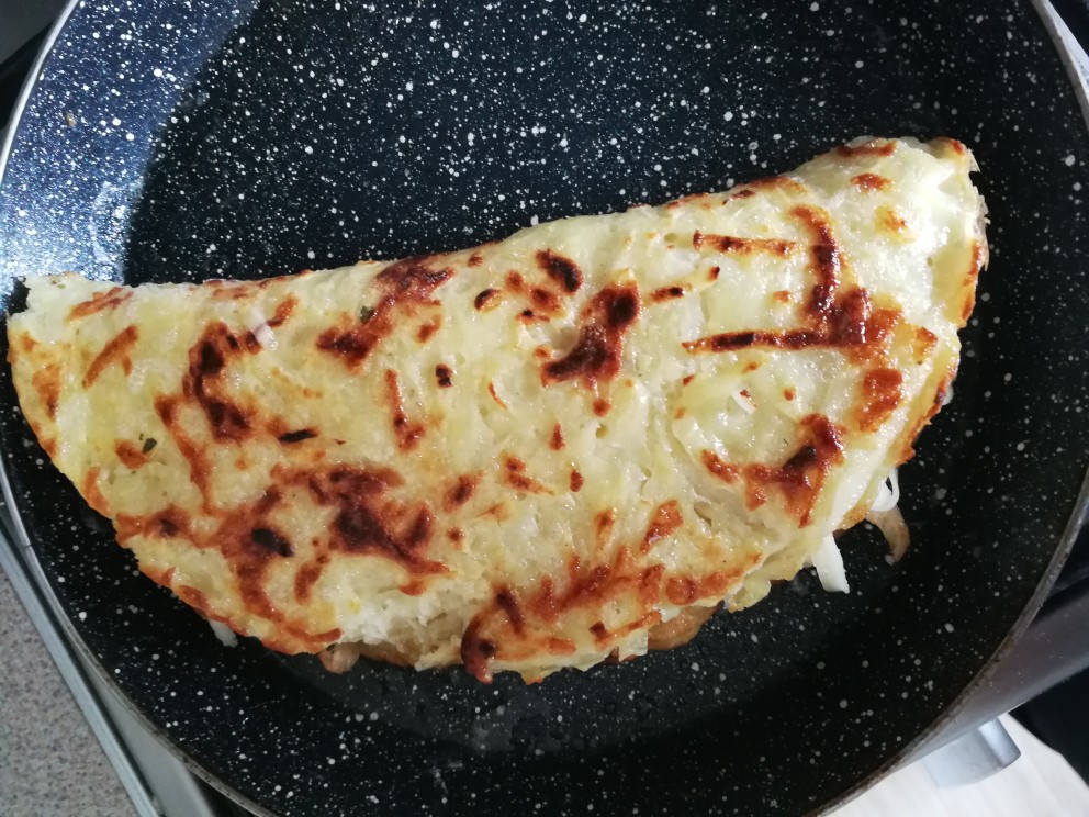 Картофельный "чебурек" с куриной грудкой😉