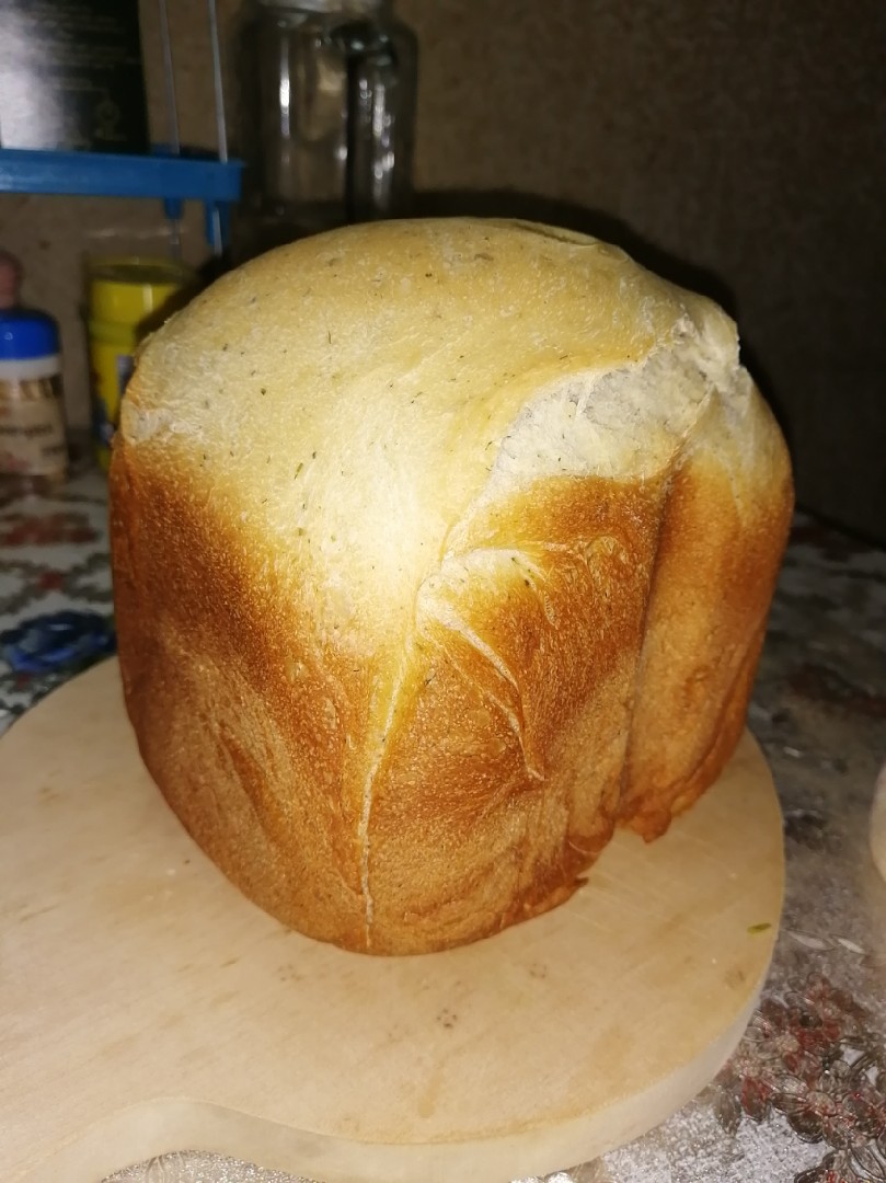 Французский хлеб с чесноком и зеленью🍞