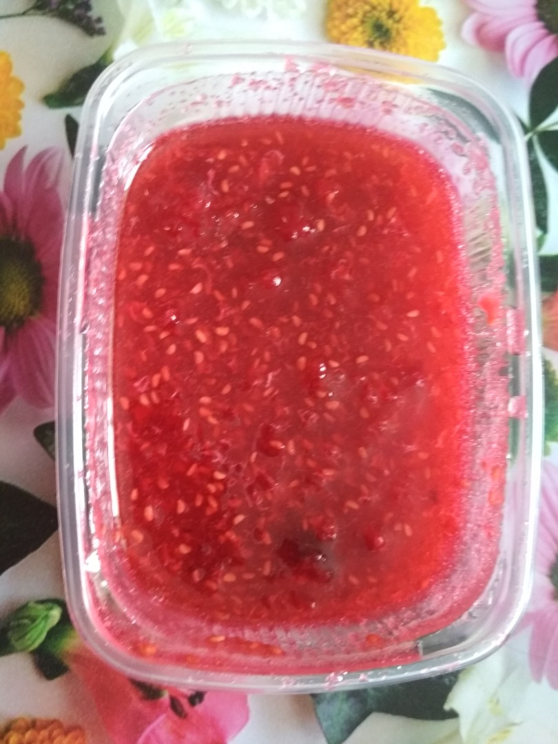 Малина с сахаром (заморозка в зиму)