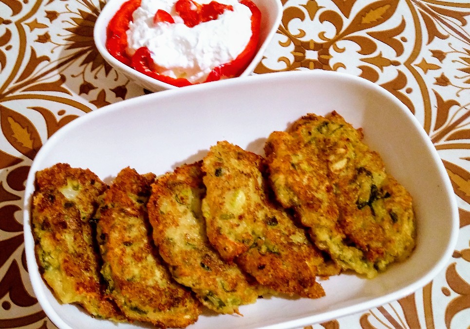 Кабачковые оладьи