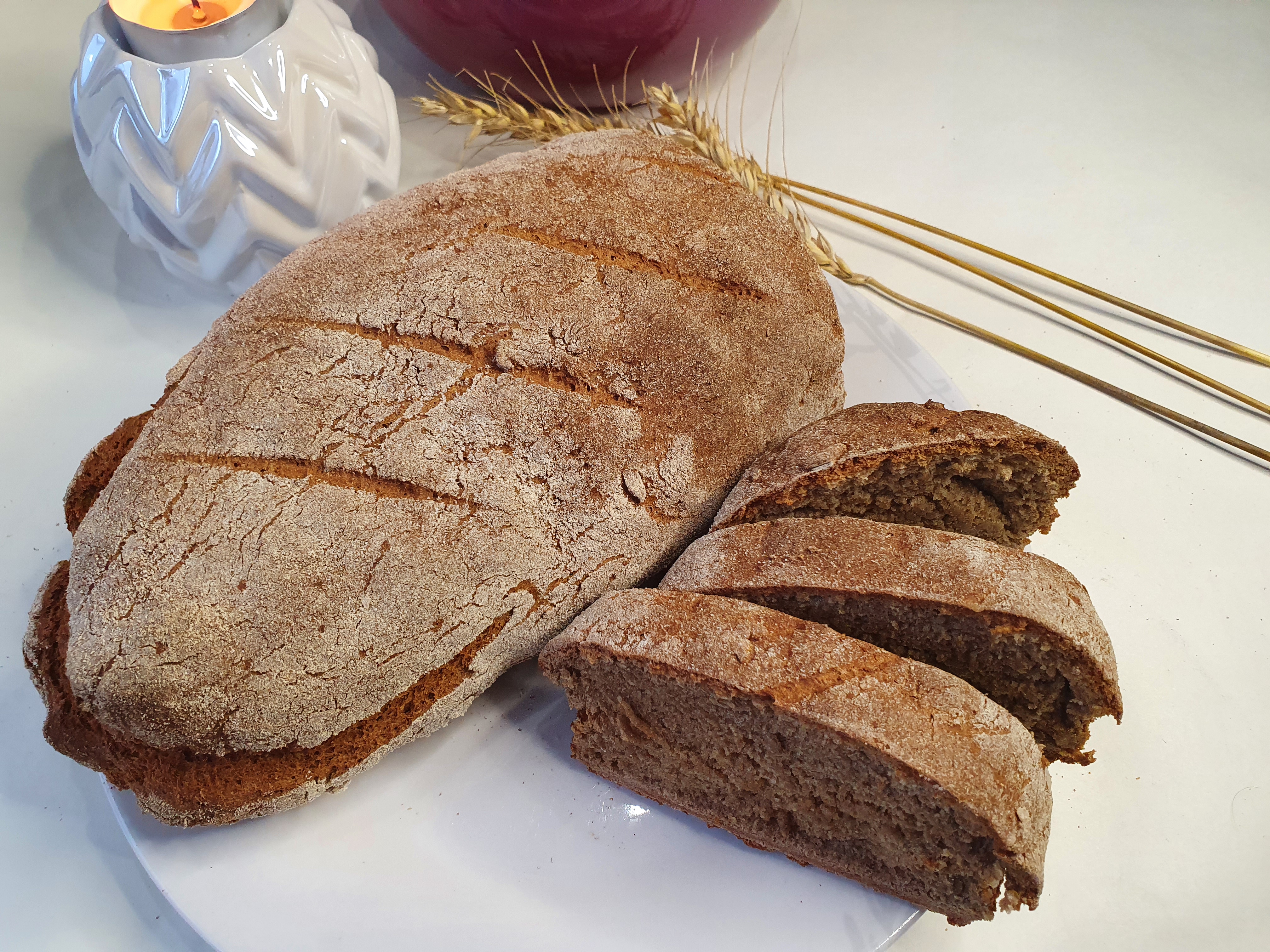 бездрожжевой хлеб в домашних фото