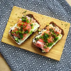 Датский бутерброд smørrebrød