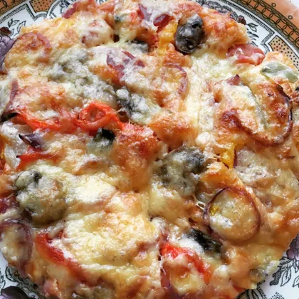 Домашняя пицца 🍕 к новому году