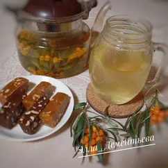Напиток из облепихи и мяты