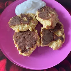 Яблочные оладьи🥞