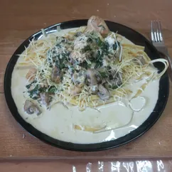Курица со шпинатом