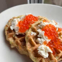 Вафли с овощами 