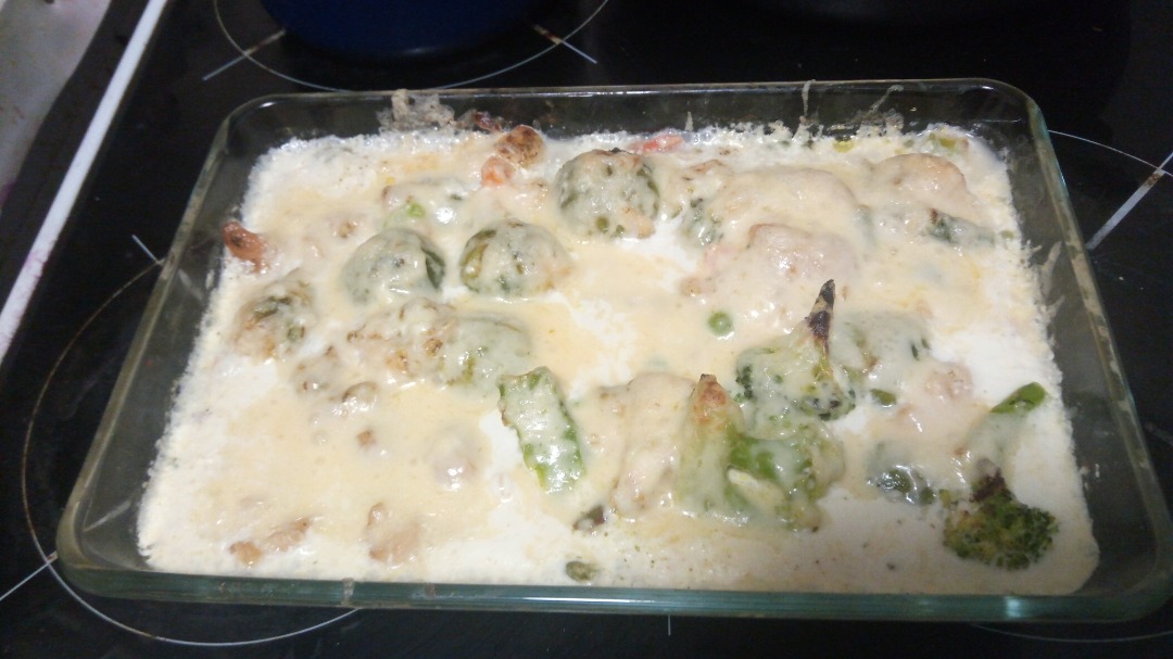 Курица с овощами пп