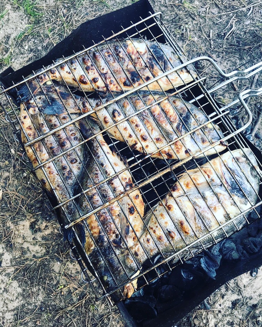 Дорадо на гриле