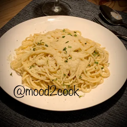 Паста спагетти с трюфельным маслом