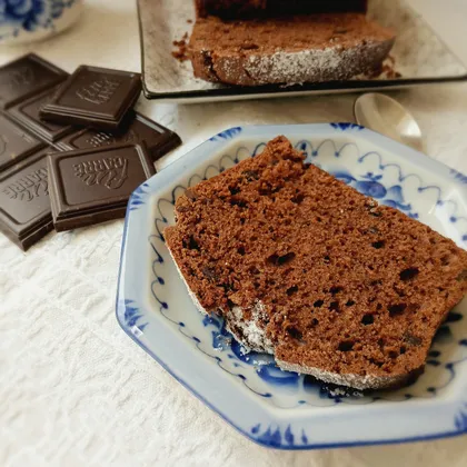Шоколадный кекс с йогуртом