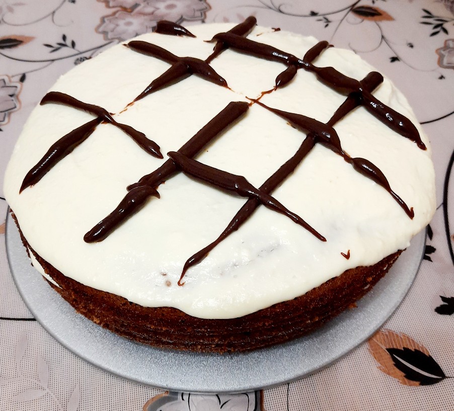 Шоколадный торт простой и очень вкусный рецепт !