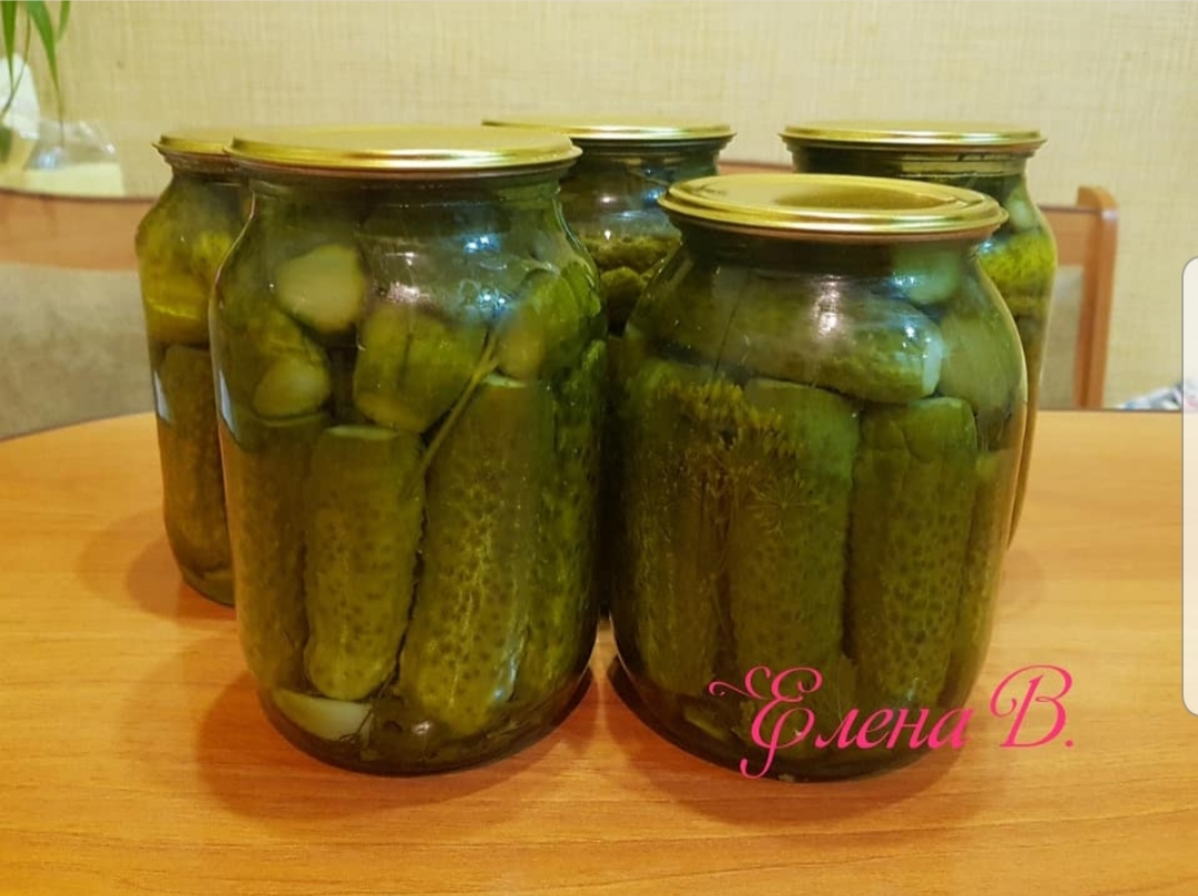Огурцы с лимонной кислотой на 1 литровую банку
