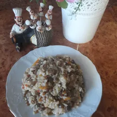 Плов с рисом и чечевицей 🍛