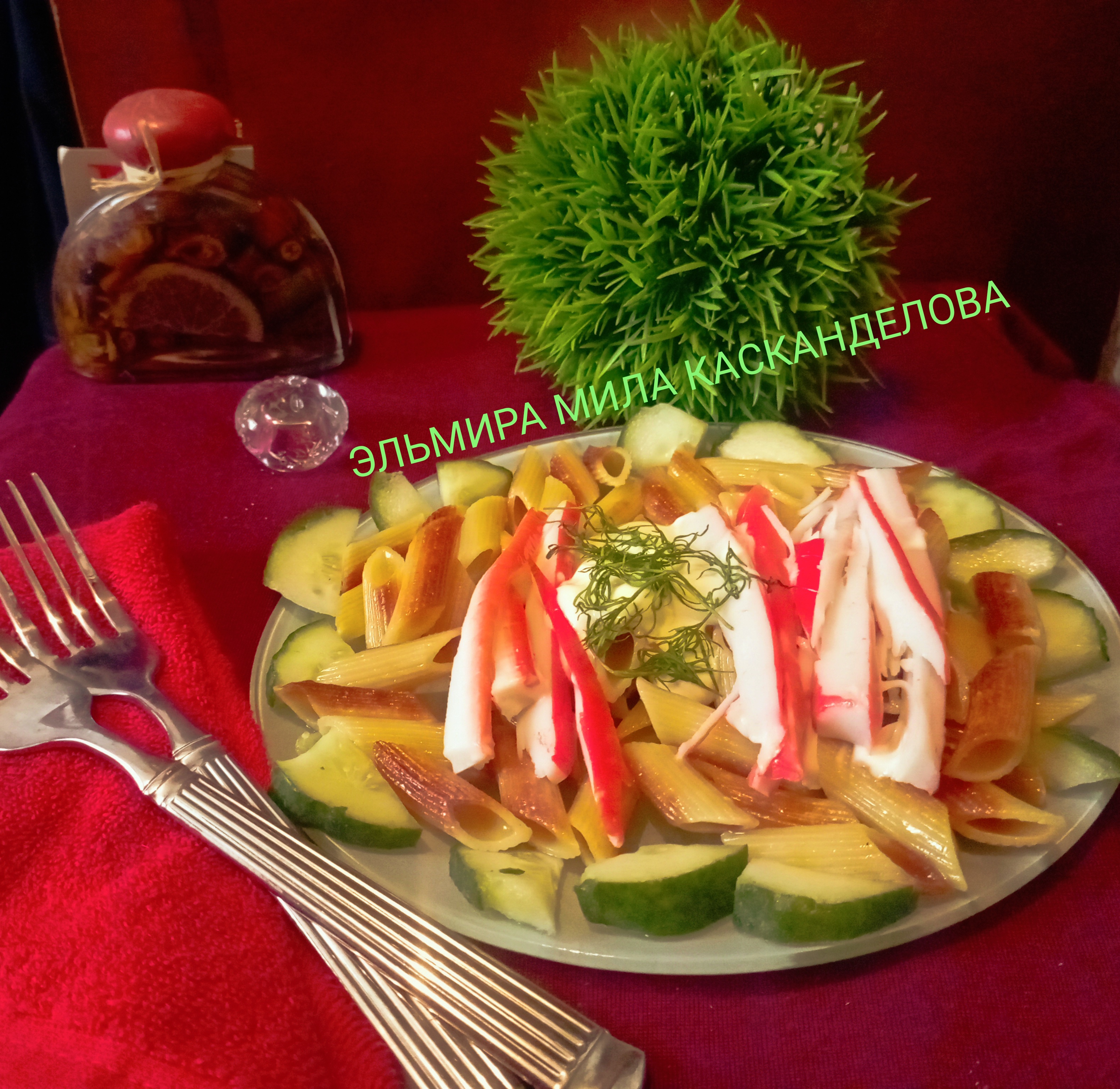 Жареные макароны 
