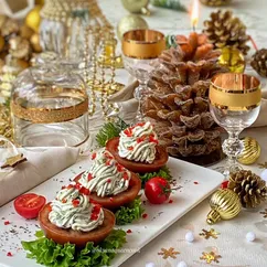 🎄Новогодняя закуска с творожным сыром