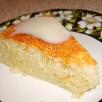 Манник с яблоками