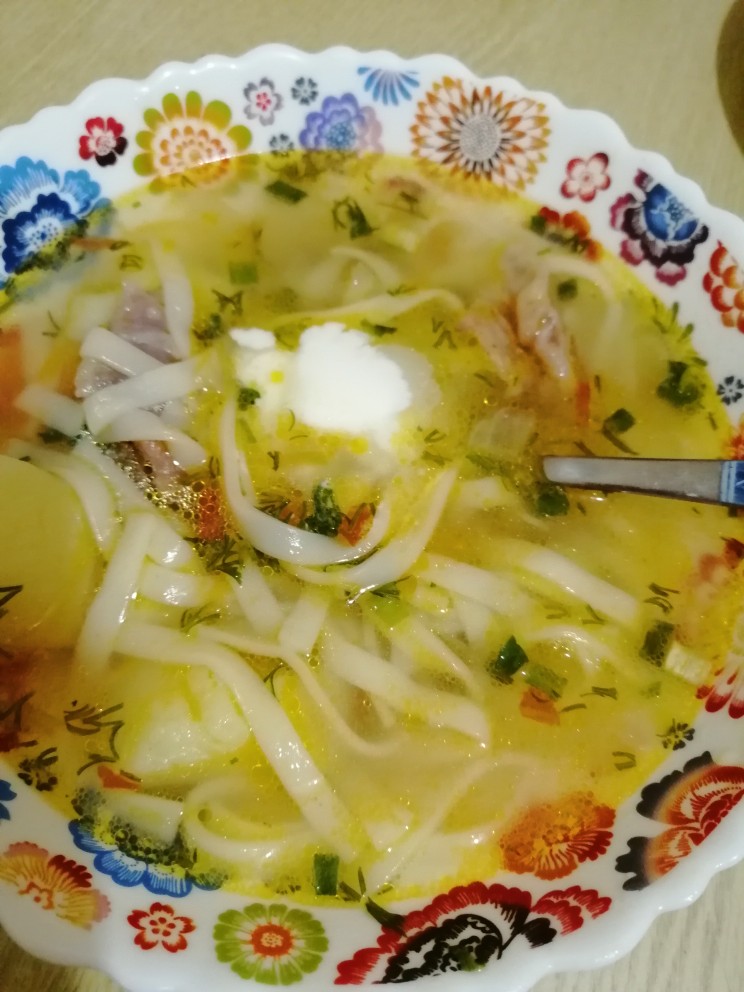 Куриный суп с лапшой и картошкой - 10 пошаговых фото в рецепте