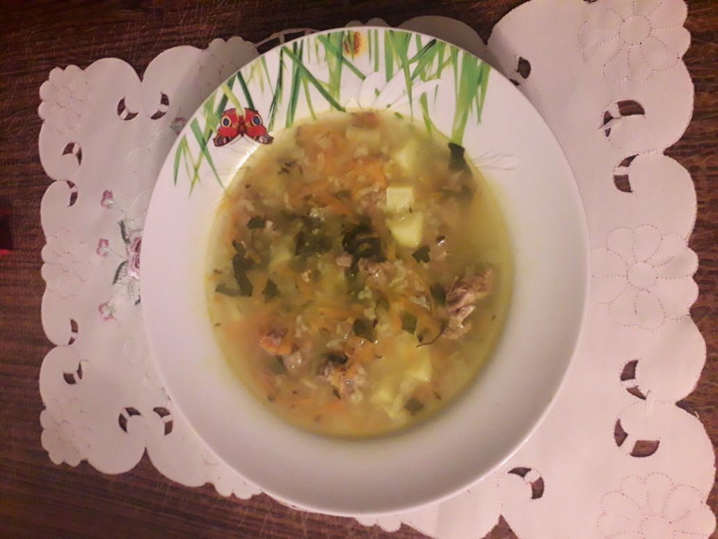 Домашний рецепт супа рассольник с рисом солеными огурцами и курицей пошагово с фото
