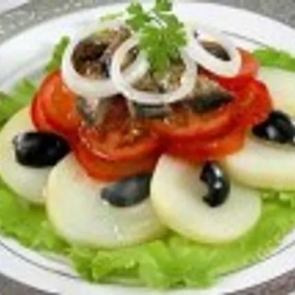 Салат со шпротами