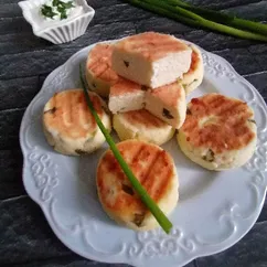 Сырники с зелёным луком