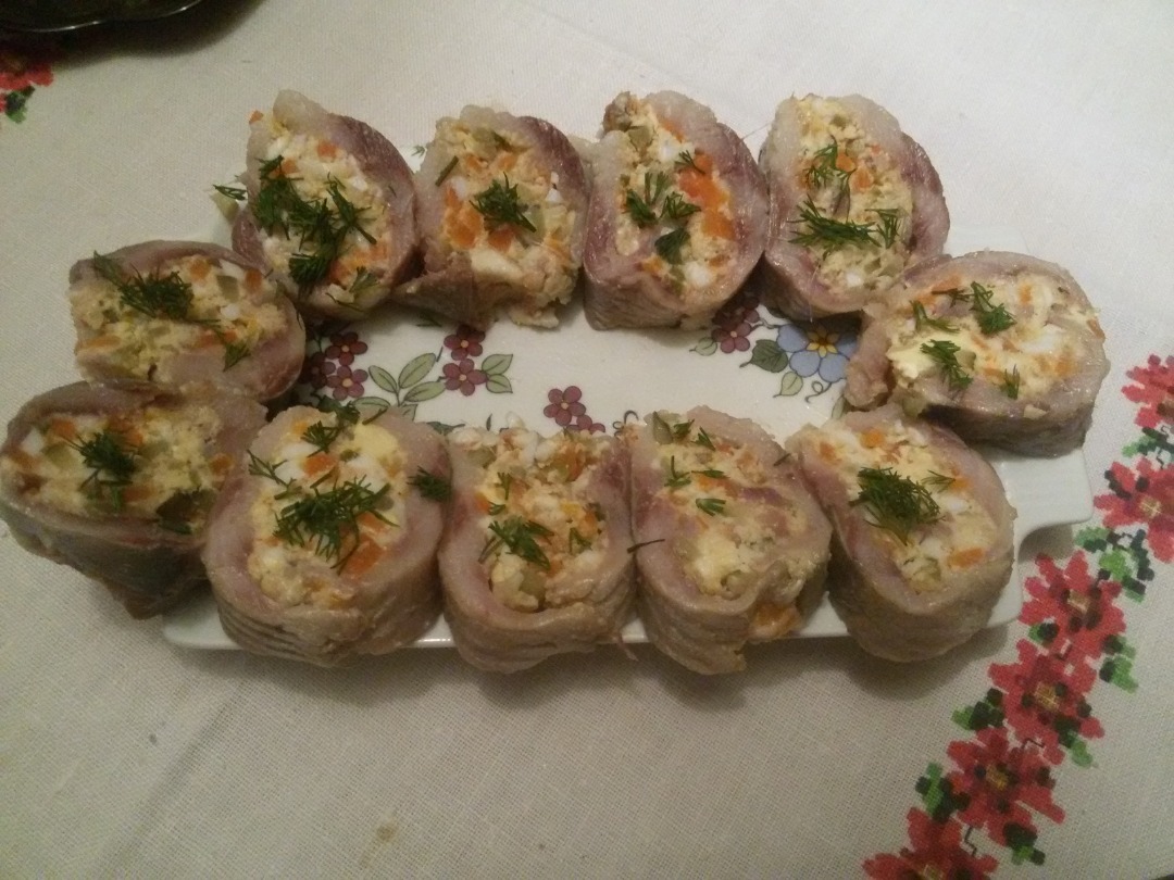 Сельдь фаршированная