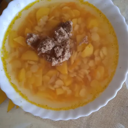 🍲Суп с гороховыми хлопьями