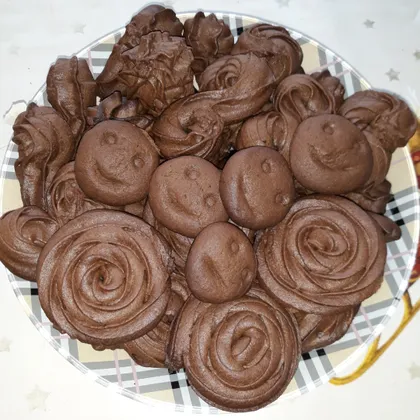 Шоколадно-бисквитное печенье