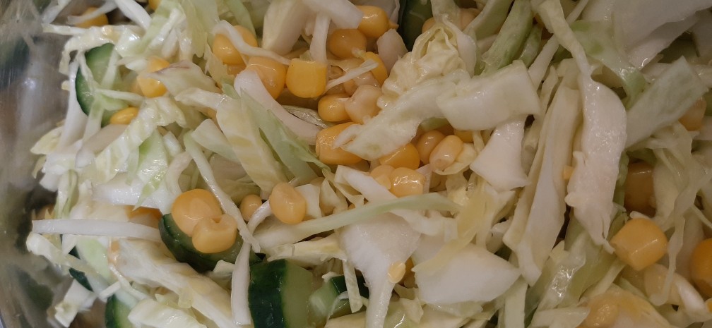 Легкий диетический салатик