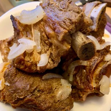 Говяжьи рёбрышки в мультиварке