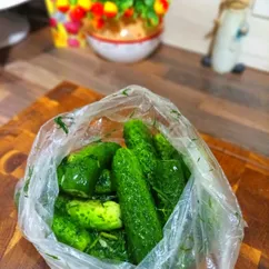 Малосольные огурчики в пакете 🥒