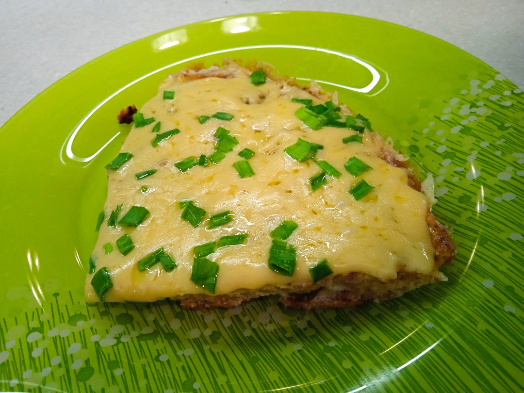 Яичница с фаршем
