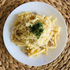 Паста с тунцом в сливочном соусе🍝