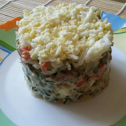 Мясной салат