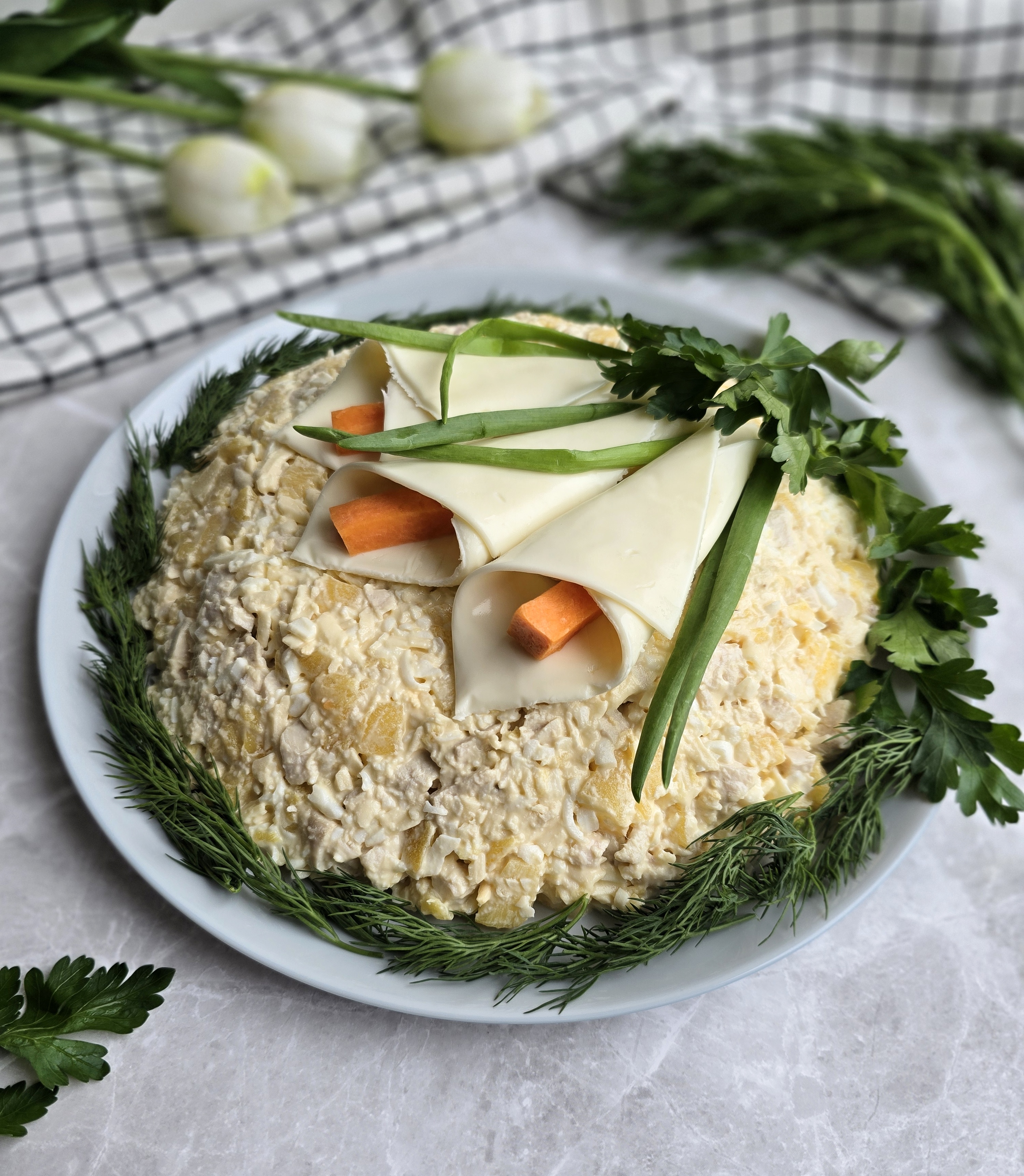 Салат "Каллы" 