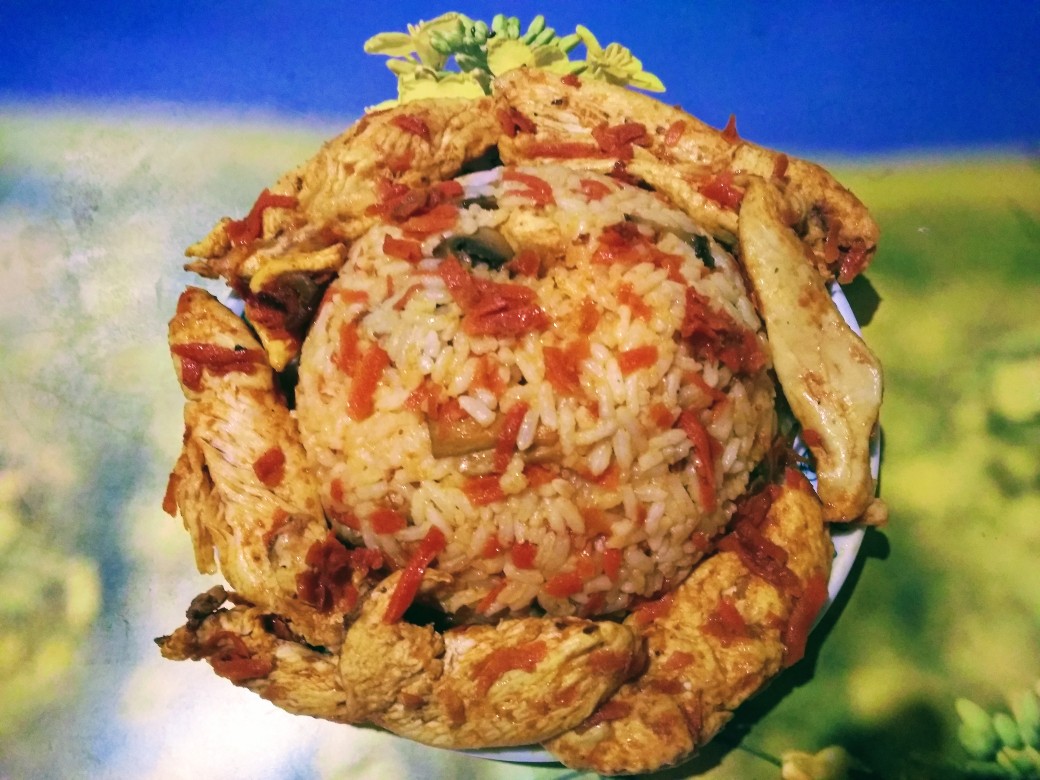 Рис с курицей на сковороде - Совет да Еда