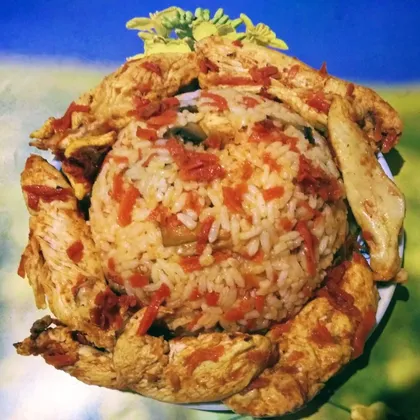 Куриное филе с рисом