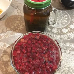 Земляника с сахаром🍓🍓🍓☕️