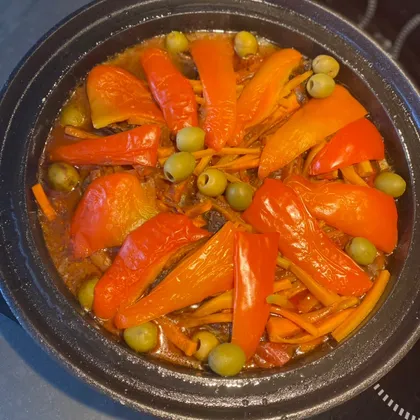 Марокканский таджин (говядина, нут, овощи)