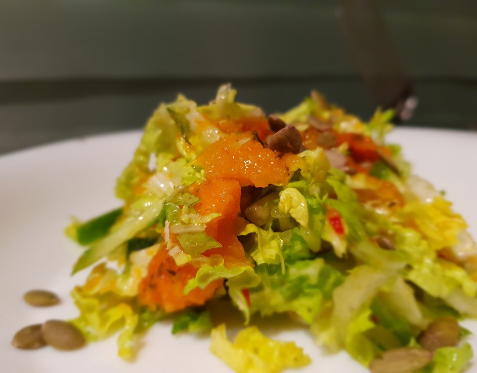 Салат с запечённой тыквой!