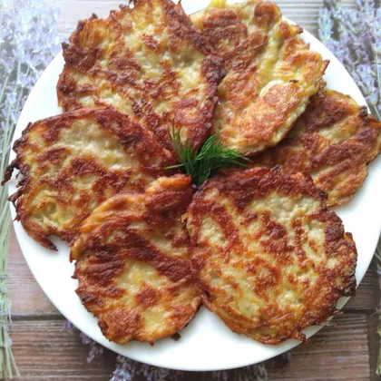 Драники с мясом