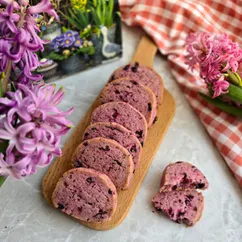 Печенье из чёрной смородины